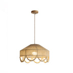 Full-drop view of this Clérachic pendant's cord and round ceiling canopy, shown on a plain backdrop.