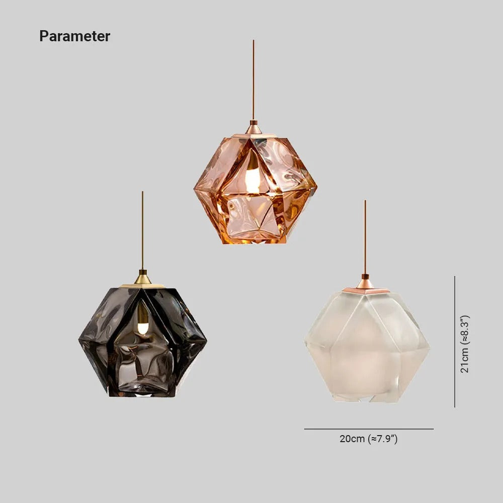 Clérachic Polygonal Glass Pendant Light for Dining Table — gallery 07, imgi 33 f7d7c897f798fc44c391847188c3ac79 4d66403.