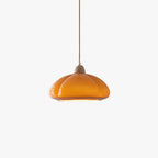 Detail of the Clérachic pendant light — the shade, the frame and the join.