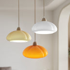 Second studio angle of the Clérachic pendant light, unlit on a white ground.