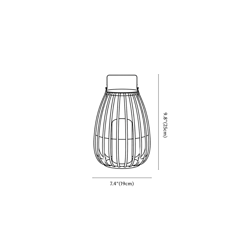 Clérachic light dimension drawing, 1 of 3, every measurement marked in centimetres and inches.