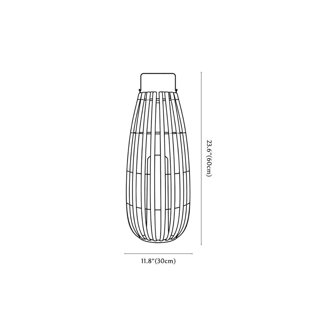 Clérachic light dimension drawing, 3 of 3, every measurement marked in centimetres and inches.