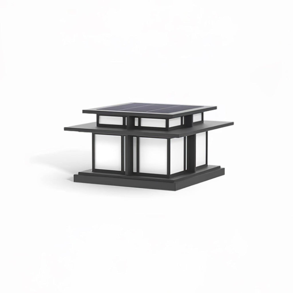 Clérachic Ray pillar light small in frame on white, showing its full stepped silhouette.