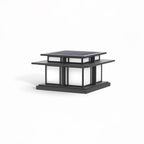 Clérachic Ray pillar light small in frame on white, showing its full stepped silhouette.