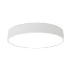 White round Clérachic ceiling light with a slim straight rim and flat diffuser, on a plain white background.