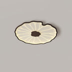 Clérachic ceiling light in dark walnut finish, a smaller, more distant crop on a plain grey ceiling.