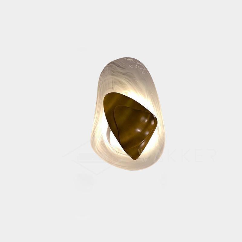 Clérachic Swirl Glass Wall Sconce for Bedroom — gallery 18, DC1725WallLamp 41 2c98d293 5c01 45d0 84d2 b586d7.