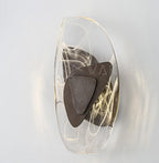 Clérachic Swirl Glass Wall Sconce for Bedroom — gallery 19, DC1725WallLamp 36 2089813e f828 4cb3 a8fc 95590c.