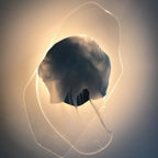 Clérachic Swirl Glass Wall Sconce for Bedroom — gallery 23, DC1725WallLamp 9.