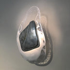 Clérachic Swirl Glass Wall Sconce for Bedroom — gallery 30, DC1725WallLamp 21.
