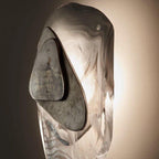 Clérachic Swirl Glass Wall Sconce for Bedroom — gallery 33, DC1725WallLamp 24.