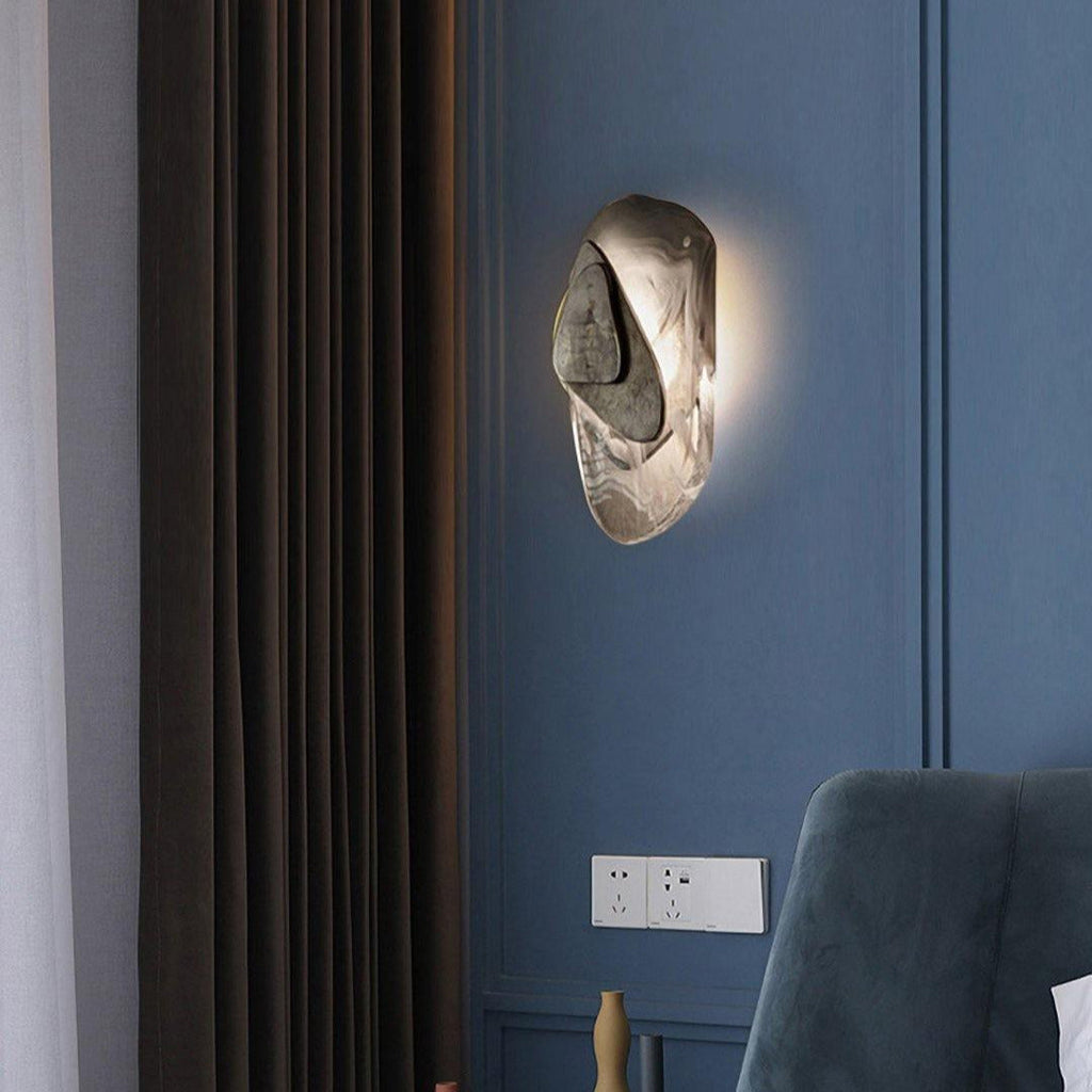 Clérachic Swirl Glass Wall Sconce for Bedroom — gallery 42, DC1725WallLamp 39.
