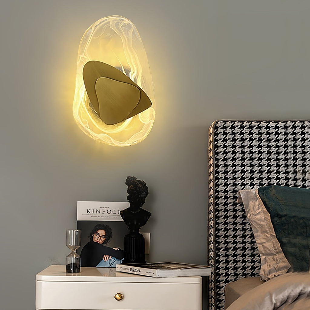 Clérachic Swirl Glass Wall Sconce for Bedroom — gallery 65, DC1725 Wall Lamp 101 26aec696 8ea5 49bb b315 f70.
