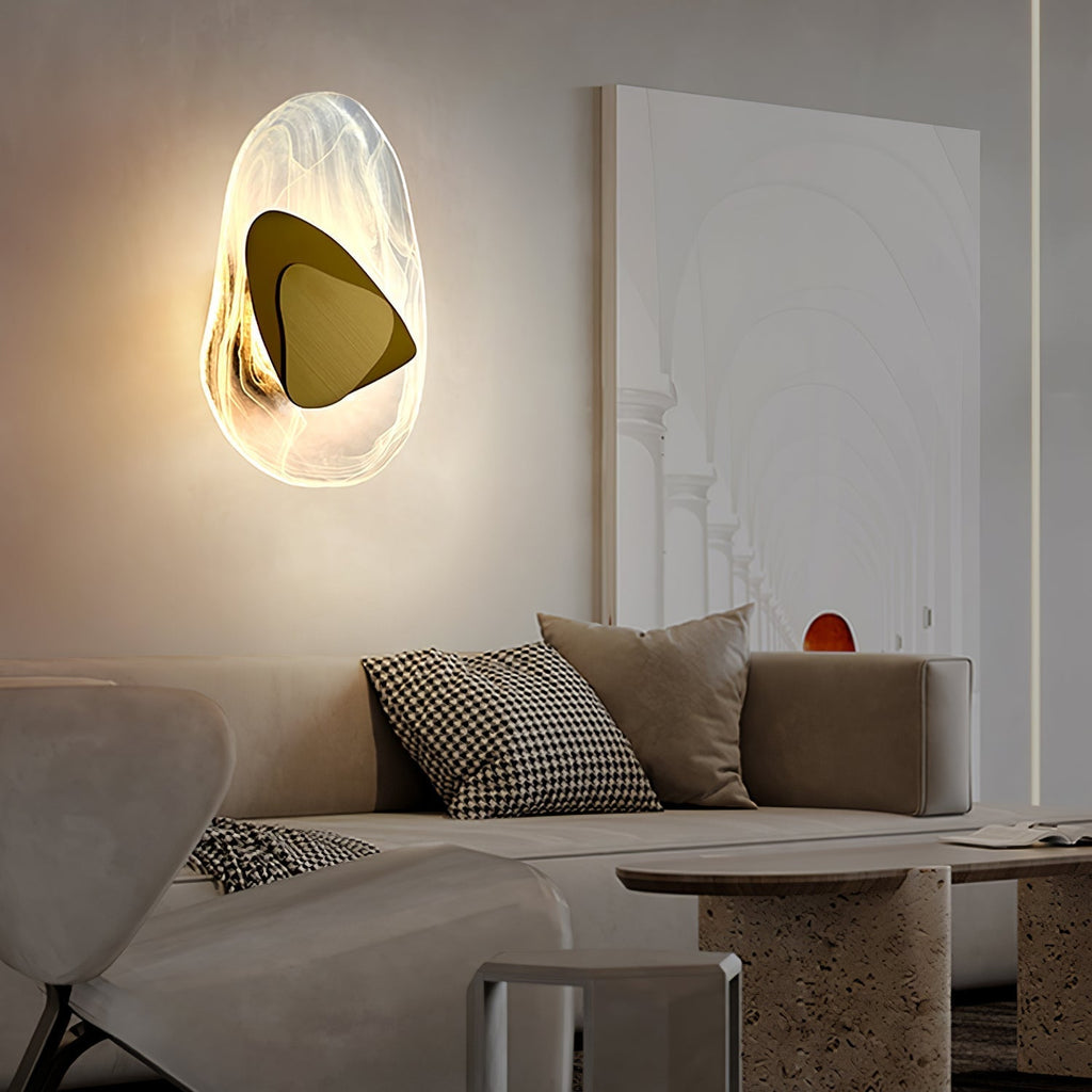 Clérachic Swirl Glass Wall Sconce for Bedroom — gallery 66, DC1725 Wall Lamp 102 3464db63 5b62 482f af81 3e7.