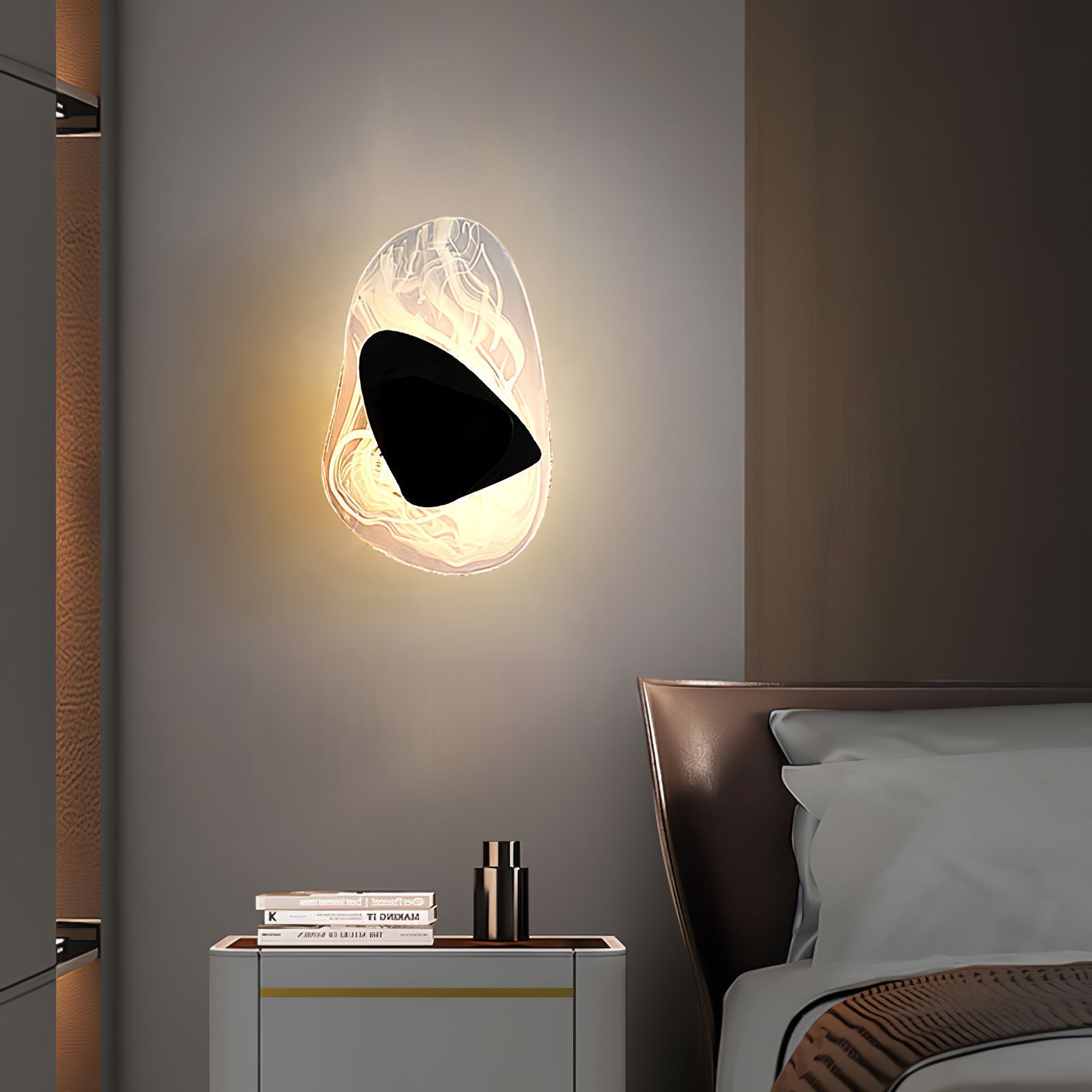 Clérachic Swirl Glass Wall Sconce for Bedroom — gallery 67, DC1725 Wall Lamp 103 aa754b8b d77e 4bbe 9009 731.