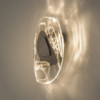 Clérachic Swirl Glass Wall Sconce for Bedroom — gallery 69, DC1725 Wall Lamp 105.