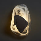Clérachic Swirl Glass Wall Sconce for Bedroom — gallery 70, DC1725 Wall Lamp 106.