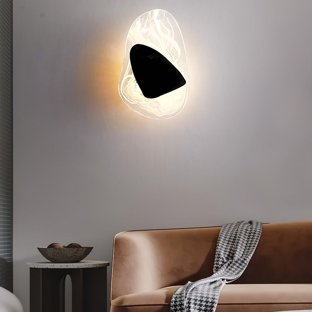 Clérachic Swirl Glass Wall Sconce for Bedroom — gallery 75, DC1725 Wall Lamp 111 f9b31fda 3f41 4fb4 a51f 18d.
