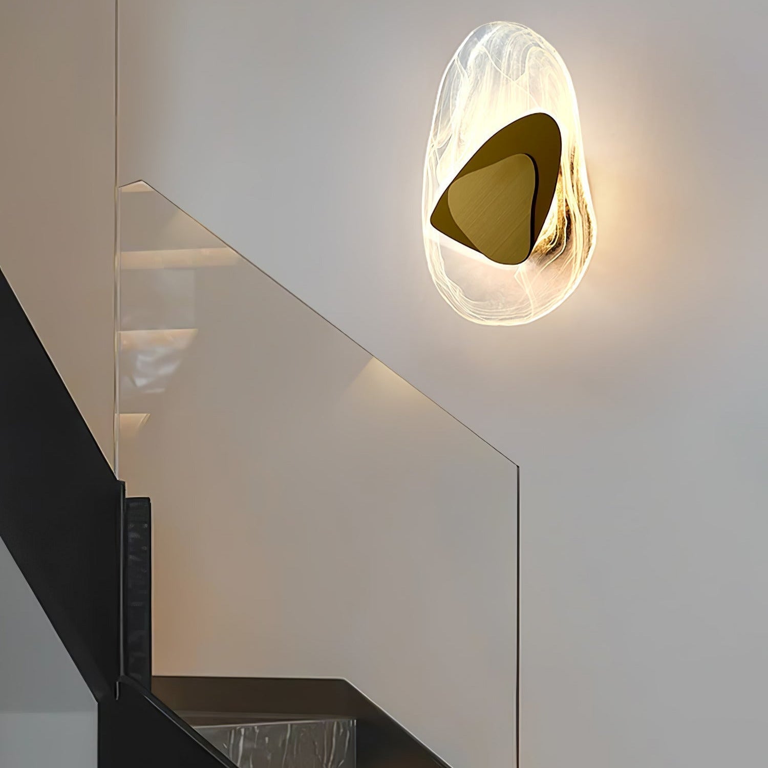 Clérachic Swirl Glass Wall Sconce for Bedroom — gallery 76, DC1725 Wall Lamp 114 8925b7c2 521f 4a90 949d dfc.