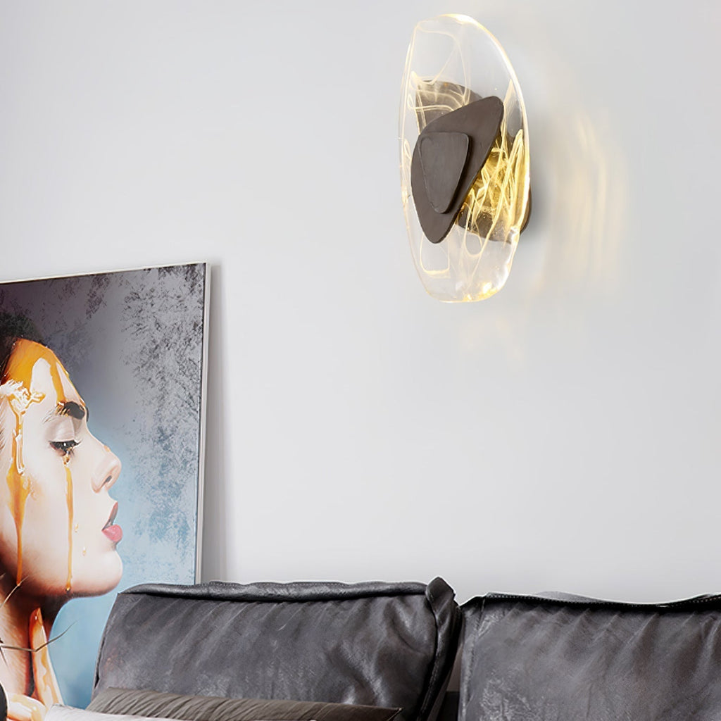 Clérachic Swirl Glass Wall Sconce for Bedroom — gallery 77, DC1725 Wall Lamp 116 1d19399f 1986 4912 acbb a51.