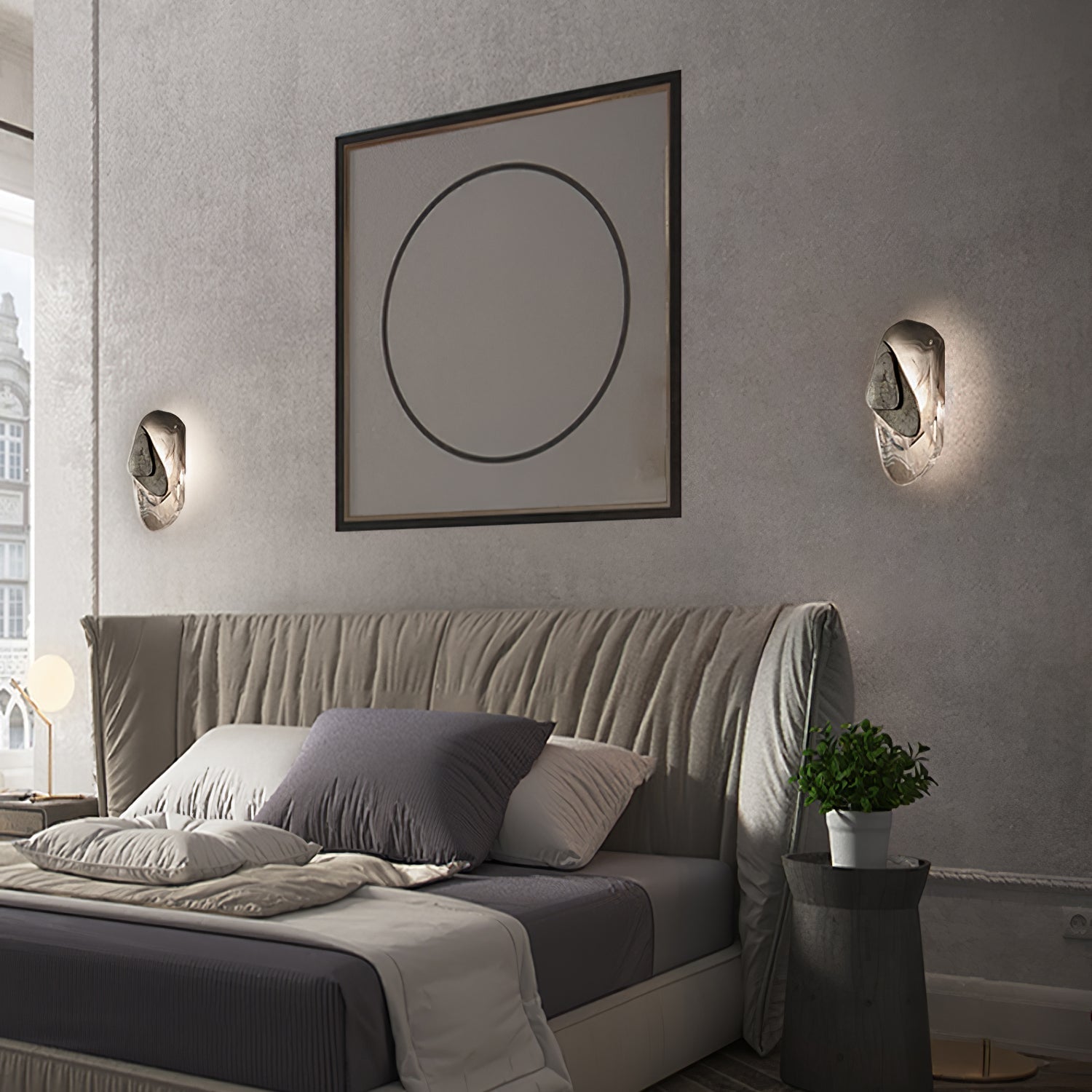 Clérachic Swirl Glass Wall Sconce for Bedroom — gallery 79, DC1725 Wall Lamp 120 a2894783 8328 4930 9931 3b8.