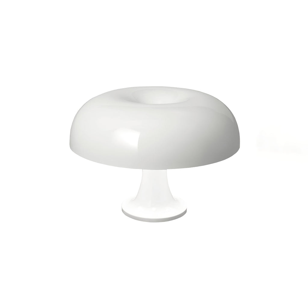 White Clérachic mushroom lamp with a glossy dome shade, shown against a plain white background.