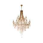 The Clérachic Trove in brass cut out on white, showing the full tapered silhouette from canopy to tip.