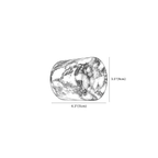 Clérachic wall light dimension drawing, every measurement marked in centimetres and inches.