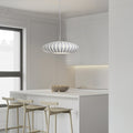 Clérachic White Acrylic Pendant Light for Dining Table — gallery 01, Maranga Pendant Lamp 17.