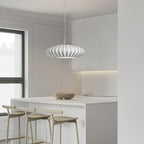 Clérachic White Acrylic Pendant Light for Dining Table — gallery 01, Maranga Pendant Lamp 17.