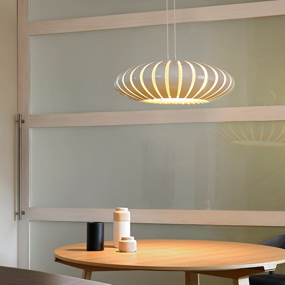 Clérachic White Acrylic Pendant Light for Dining Table — gallery 03, Maranga Pendant Lamp 11.