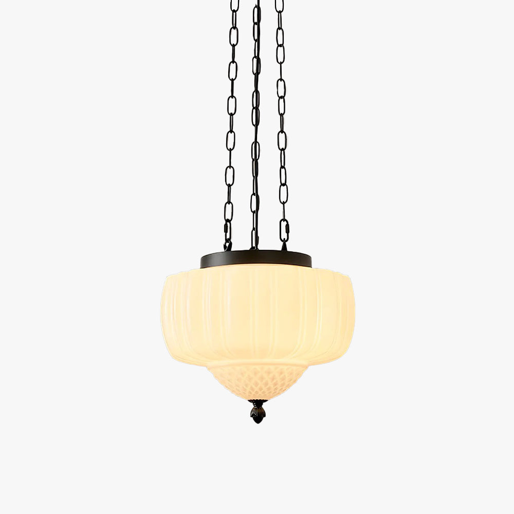 Clérachic White Glass Pendant Light for Dining Table — gallery 02, HD056 3ed1cab3 273f 4fe2 b83c 3b2e17400801.