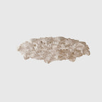 Carved plaster ceiling rose on its own, from Clérachic, shown on a plain light grey background.