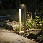 Sand-Gray Aluminum Bollard Light With CREE LED For Garden Paths