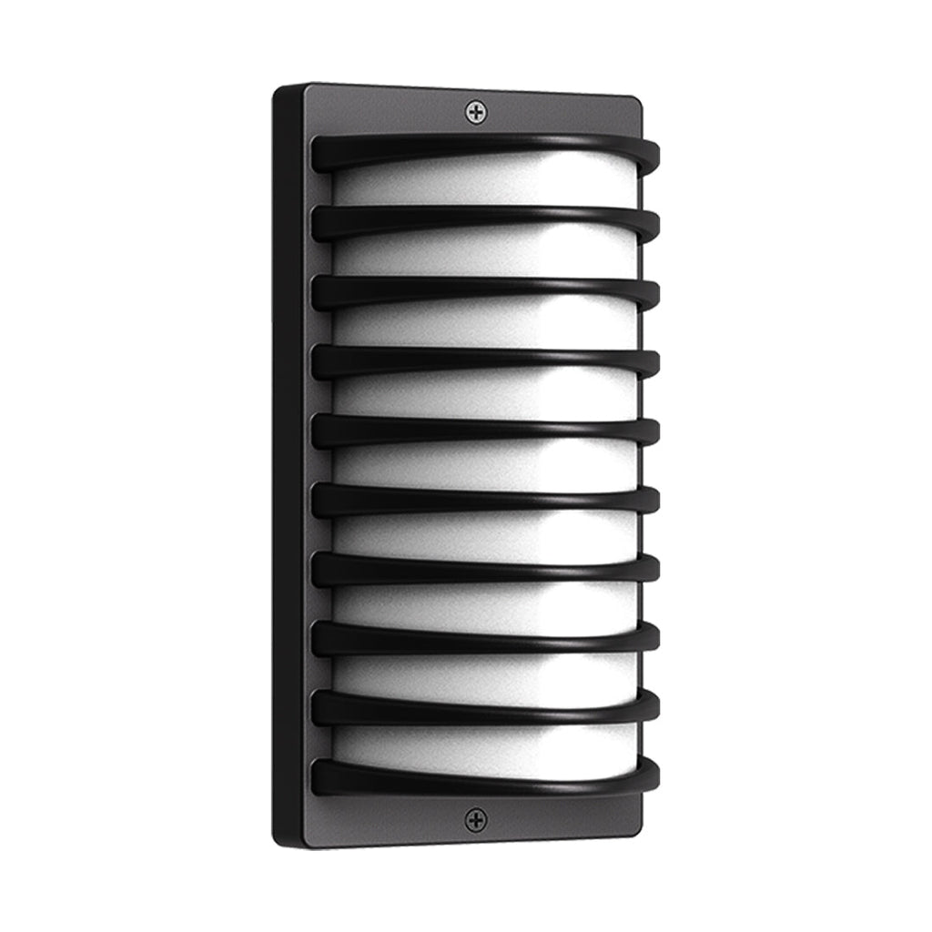 Laurce Nordic LED udendørs væglampe, sort aluminium, OSRAM-chip