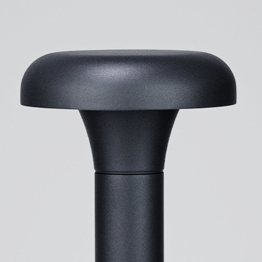 Matte Black Aluminum Bollard Light, 30cm or 60cm Outdoor LED Lamp