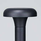 Matte Black Aluminum Bollard Light, 30cm or 60cm Outdoor LED Lamp
