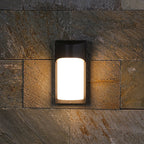 Laurce Nordic LED udendørs væglampe, sort aluminium, OSRAM-chip
