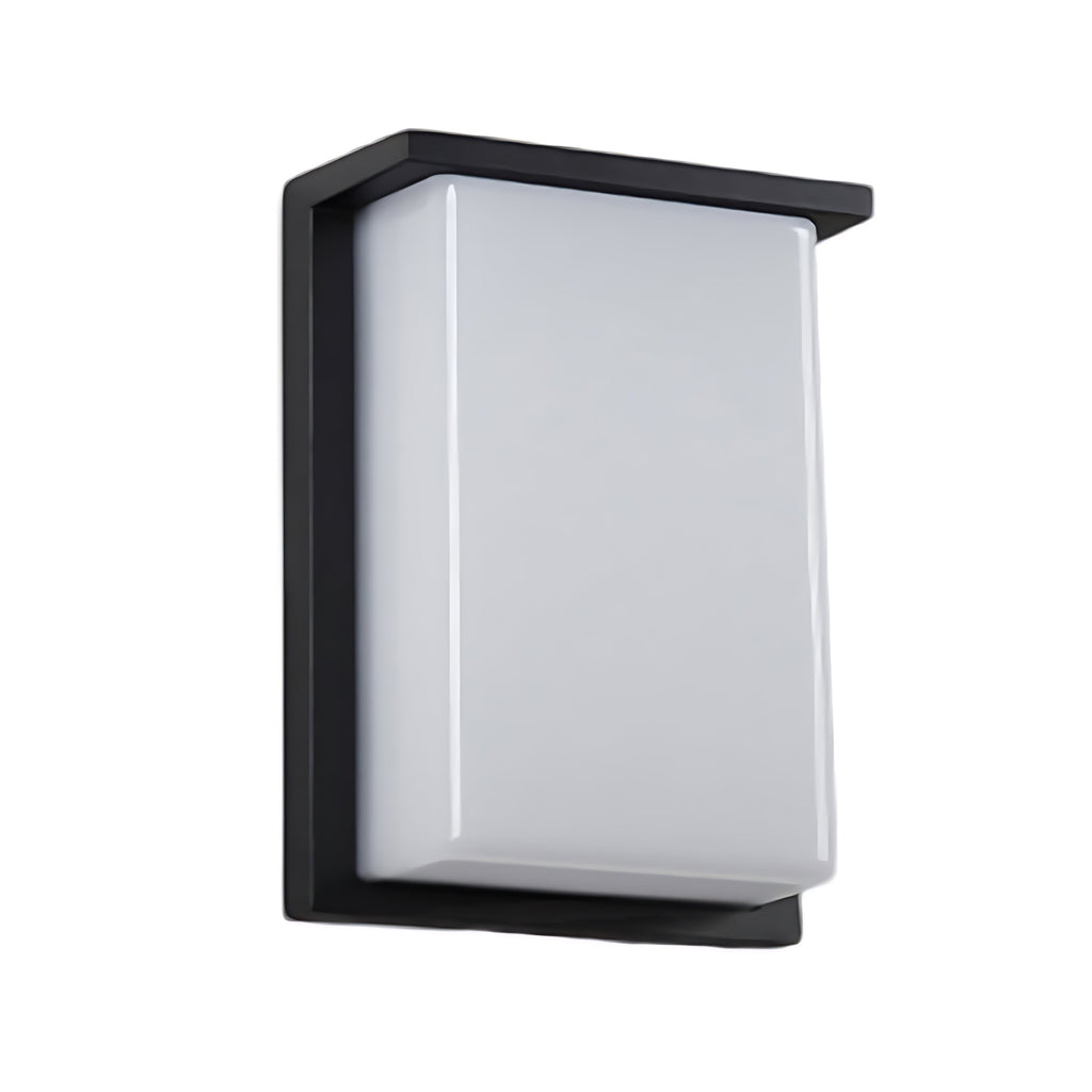 Applique murale extérieure rectangulaire, aluminium moulé sous pression Heather avec LED