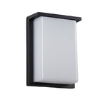 Applique murale extérieure rectangulaire, aluminium moulé sous pression Heather avec LED
