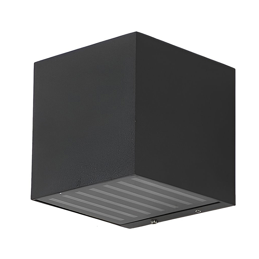 Up-Down Aluminum Outdoor Sconce, LED Wall Light With Shadow Effect