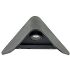Aluminum LED Outdoor Sconce, Modern Wall Light With Optical Lens Shade