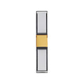 Aluminum LED Outdoor Wall Sconce With Black and Gold Finish, IP65 Rated