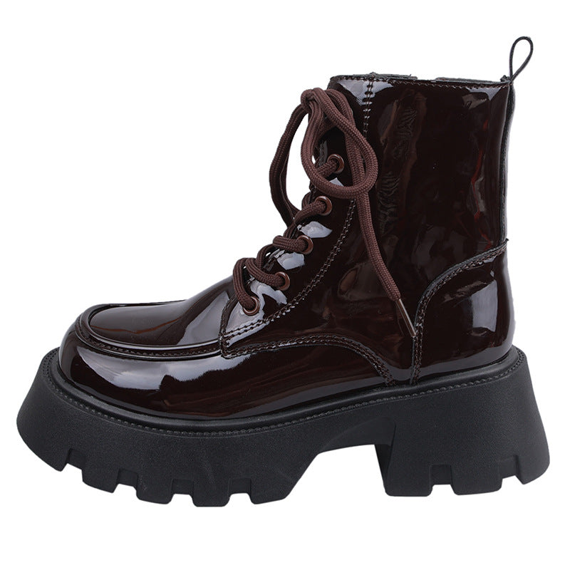 Bottes vintages à semelles épaisses