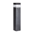80cm Black Aluminum Lawn Bollard Light, OSRAM LED Nordic Design