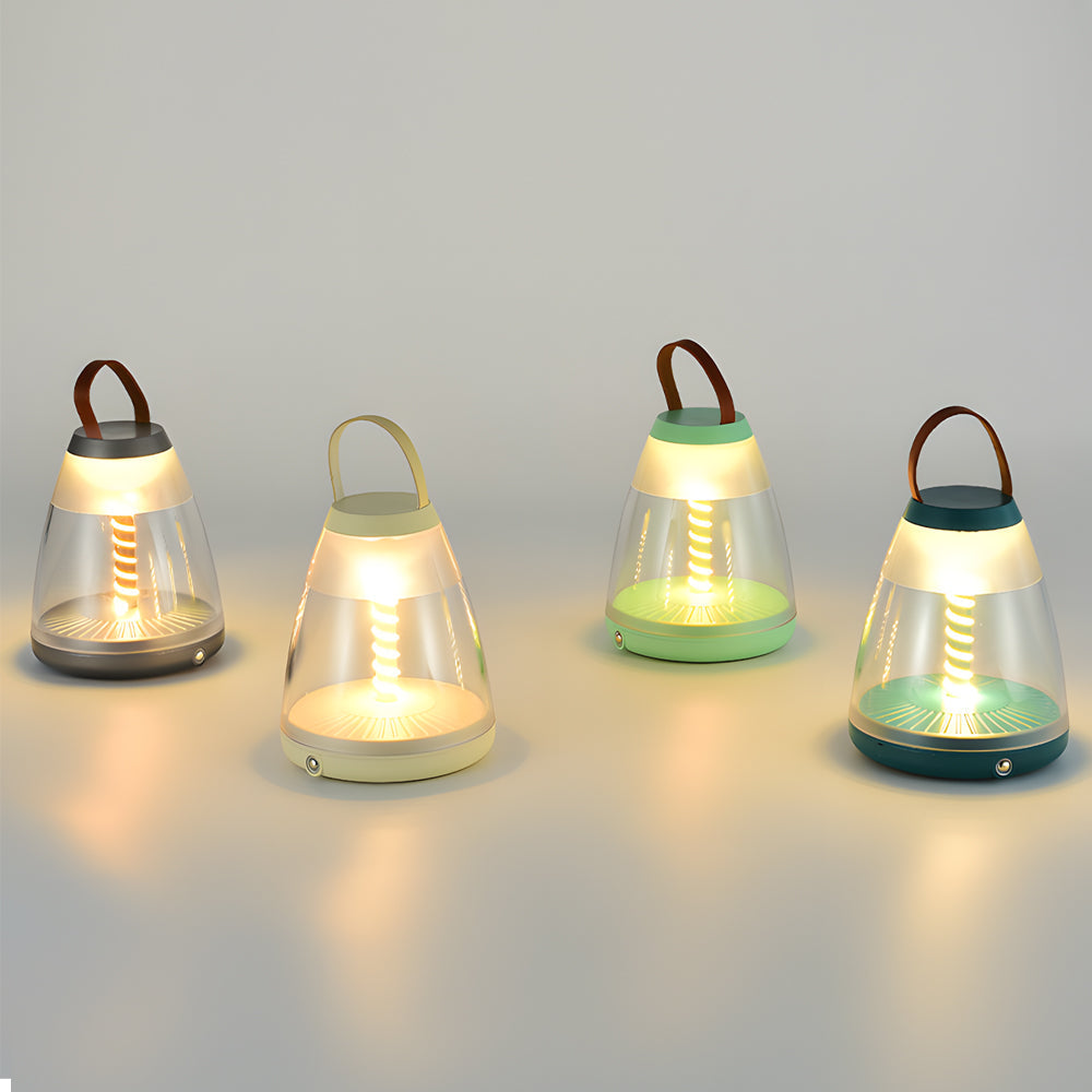 Rechargeable Touch Desk Lamp, Dimmable LED Table Light in Morandi Tones