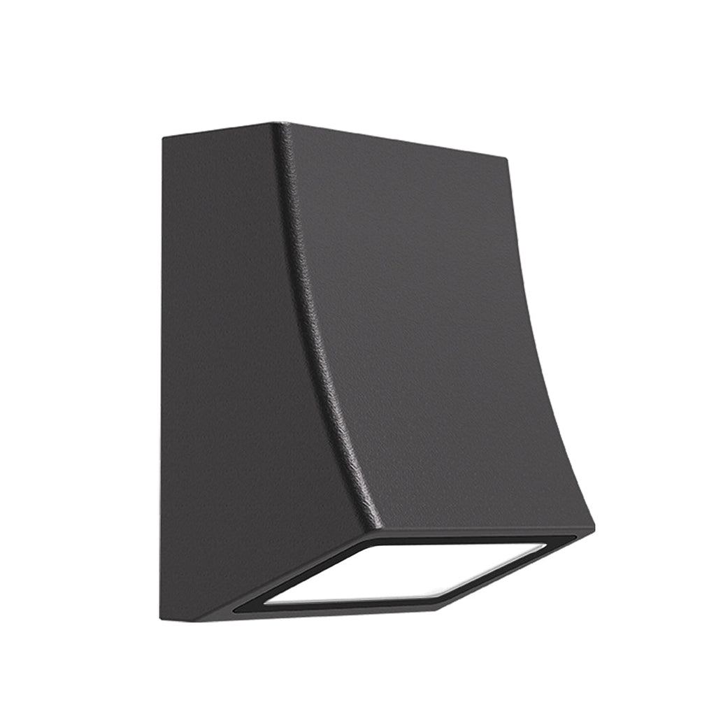 Arandela de Parede Elisay para Exterior, LED de Estilo Industrial, Alumínio Fundido Preto