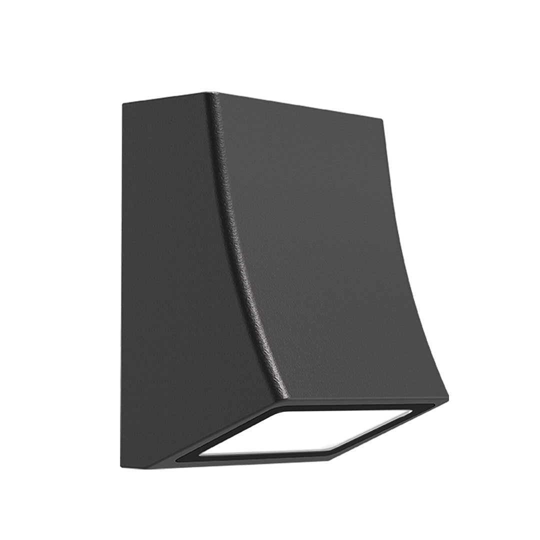 Arandela de Parede Elisay para Exterior, LED de Estilo Industrial, Alumínio Fundido Preto