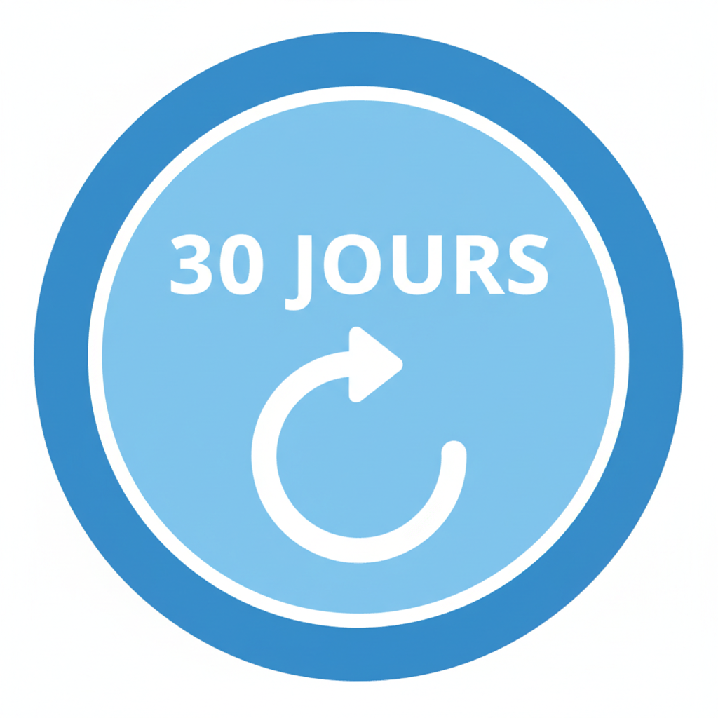 Droit de retour de 30 jours