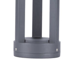 60cm Sand-Gray Aluminum Garden Pole Light, Modern Minimalist LED